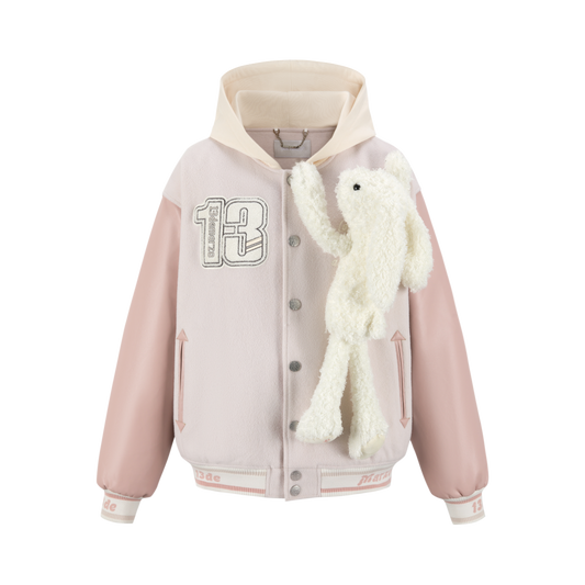 13DE MARZO Doozoo Giant Baseball Varsity Jacket - 13DE MARZO