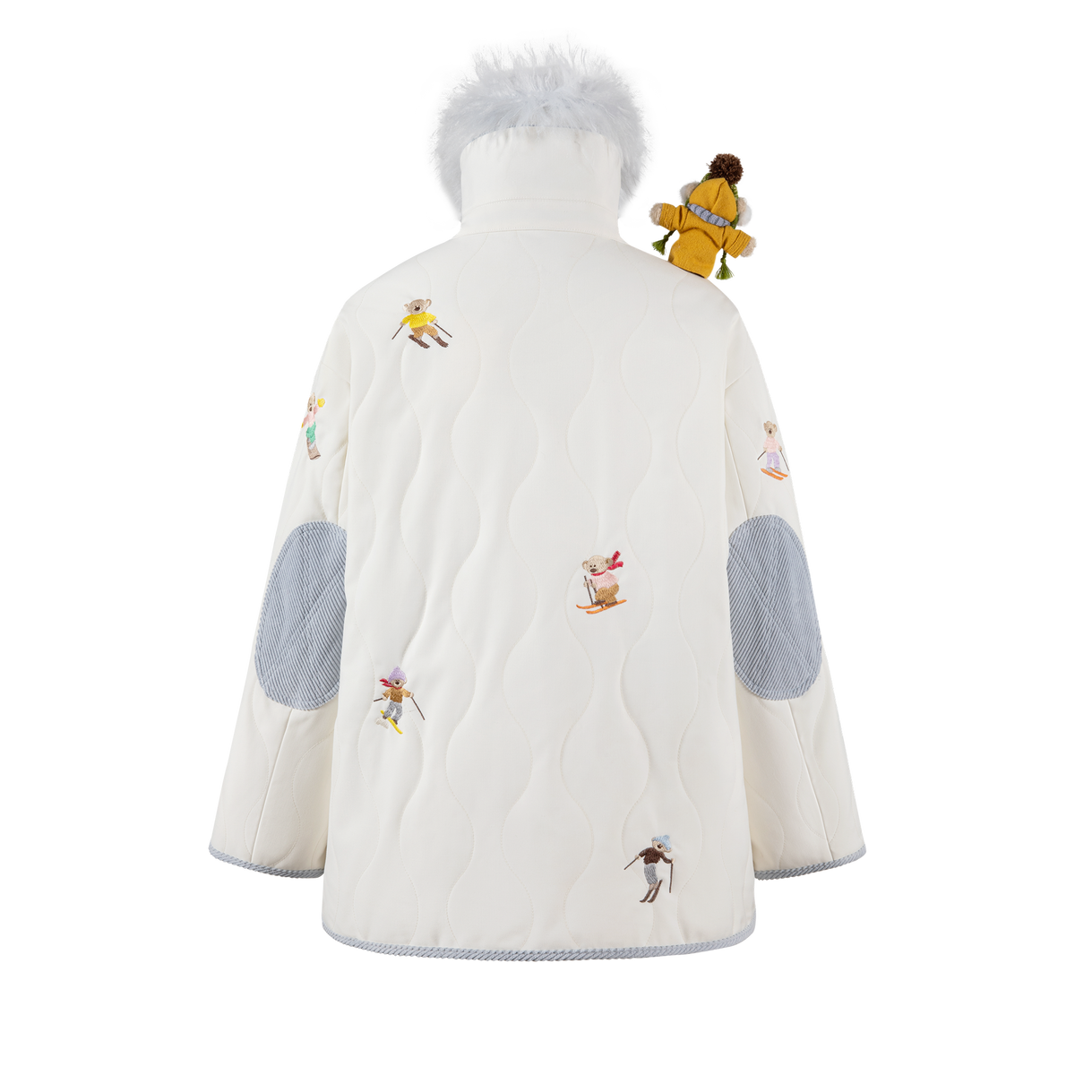 13DE MARZO Snow Bear Padded Jacket Beige - 13DE MARZO