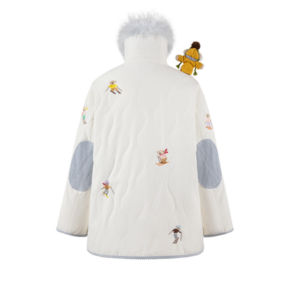 13DE MARZO Snow Bear Padded Jacket Beige - 13DE MARZO