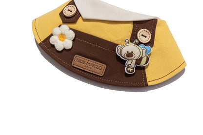 13DE MARZO Bee Bear Bib Yellow - 13DE MARZO