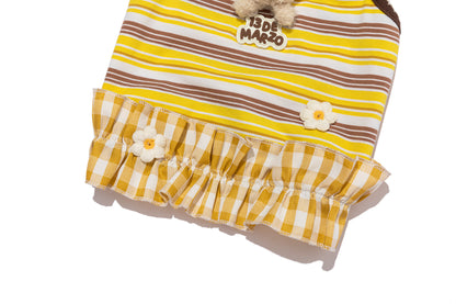 13DE MARZO Bee Bear Camisole Dress Yellow - 13DE MARZO