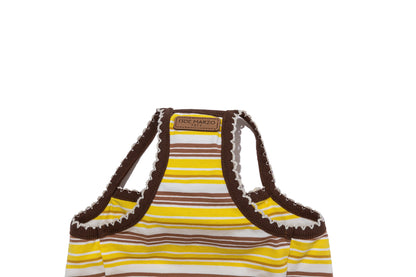 13DE MARZO Bee Bear Camisole Dress Yellow - 13DE MARZO