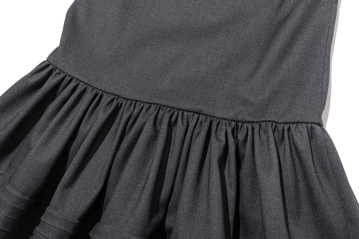 13DE MARZO Sleeveless Tulle Dress Dark Grey