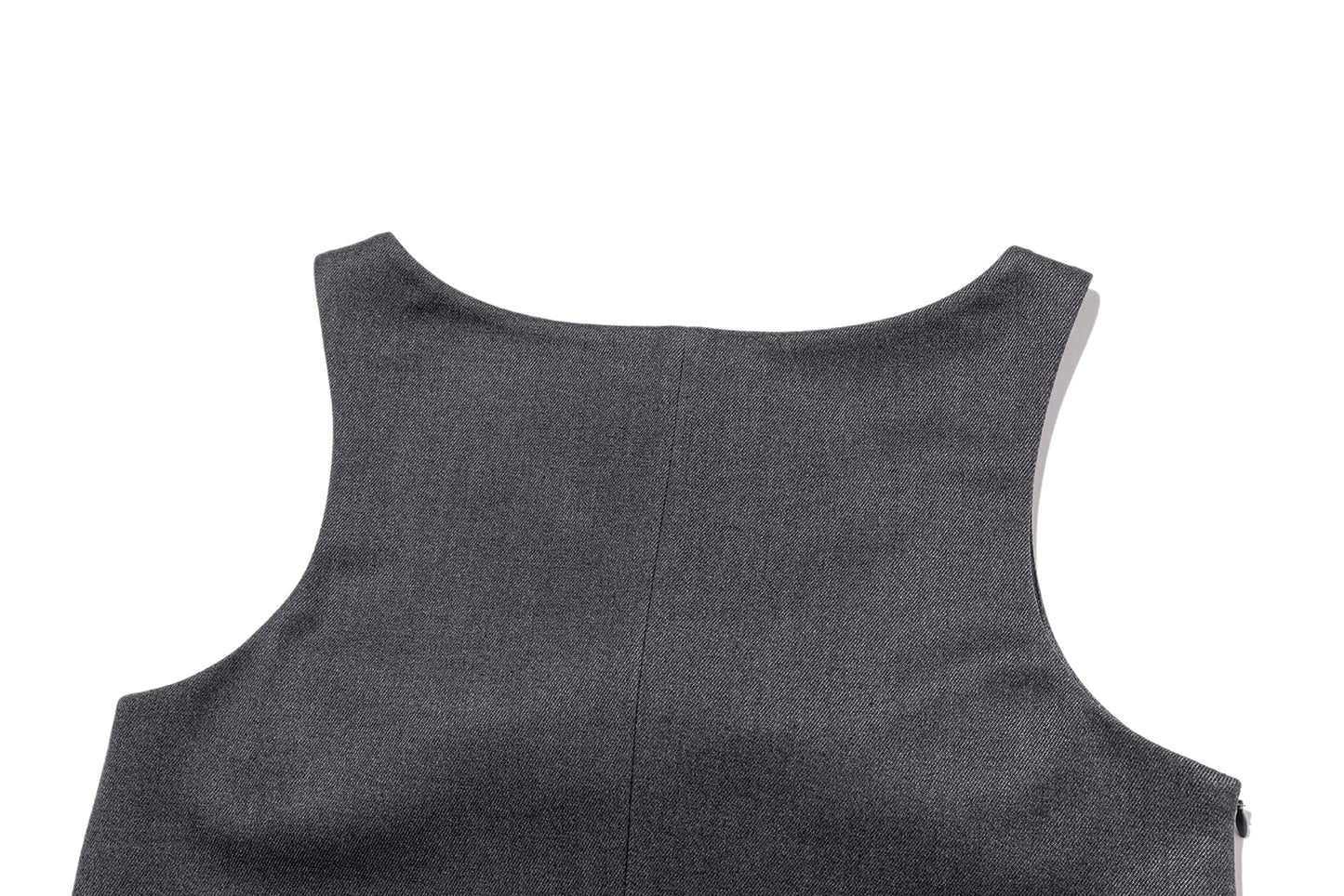 13DE MARZO Sleeveless Tulle Dress Dark Grey