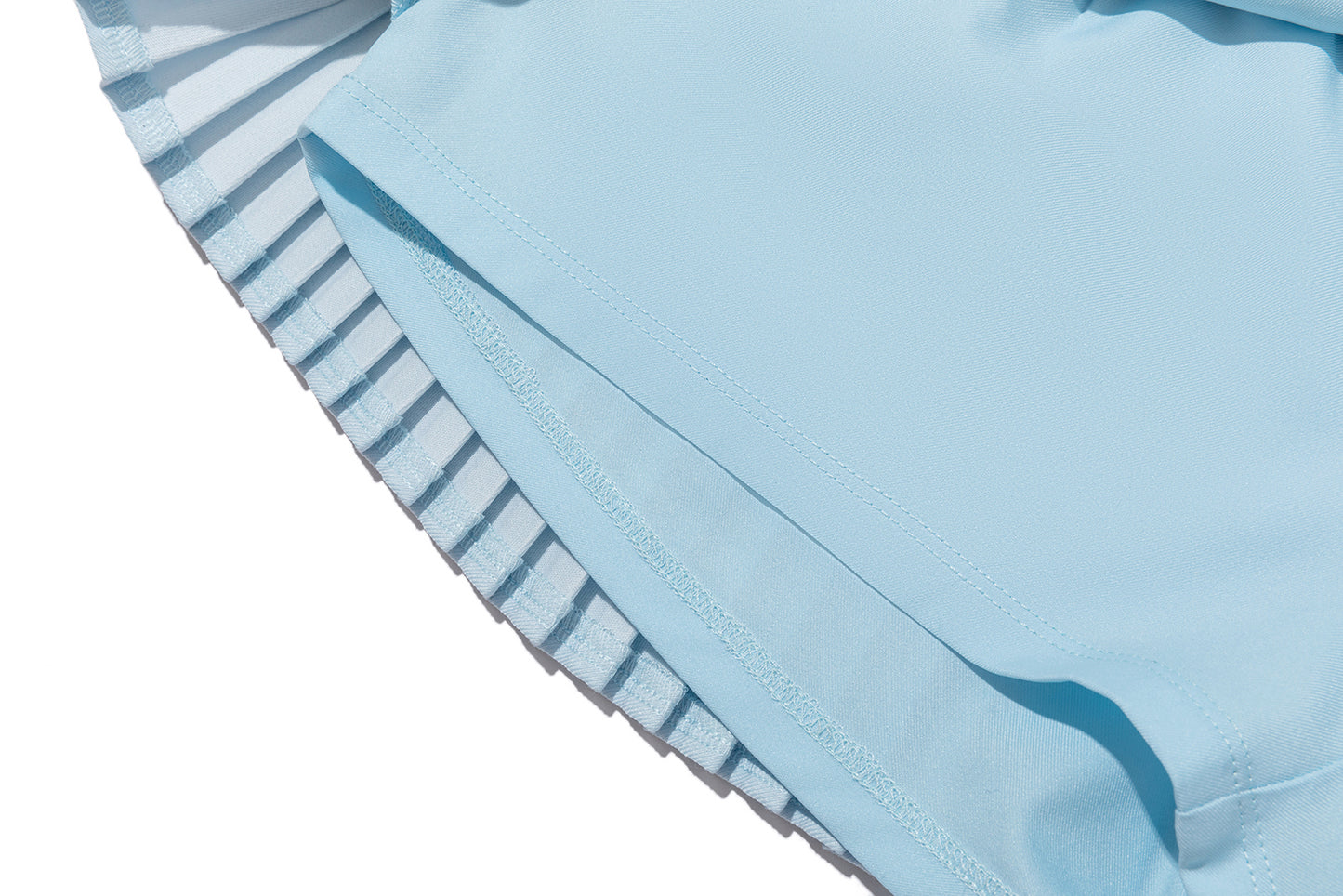 13DE MARZO Tiered Pleated Skort Blue