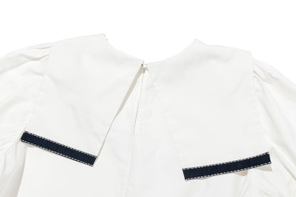 13DE MARZO Bow Tie Blouse - 13DE MARZO