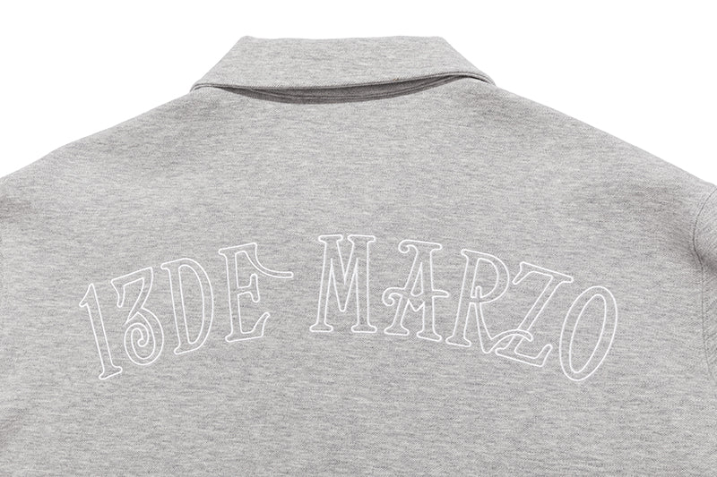 13DE MARZO Bear Polo T-shirt Grey