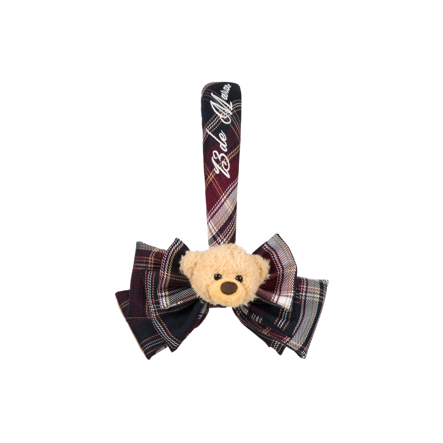 13DE MARZO Dooozoo Plaid Bow Hair Ring