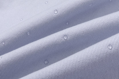 13DE MARZO All-Over Faux Rhinestone Shirt Jacket Blue