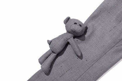 13DE MARZO Short Sparkle Blazer Grey