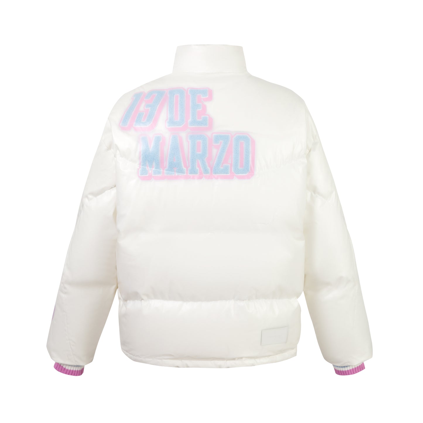 13DE MARZO Doozoo Transparency Zip Down Jacket