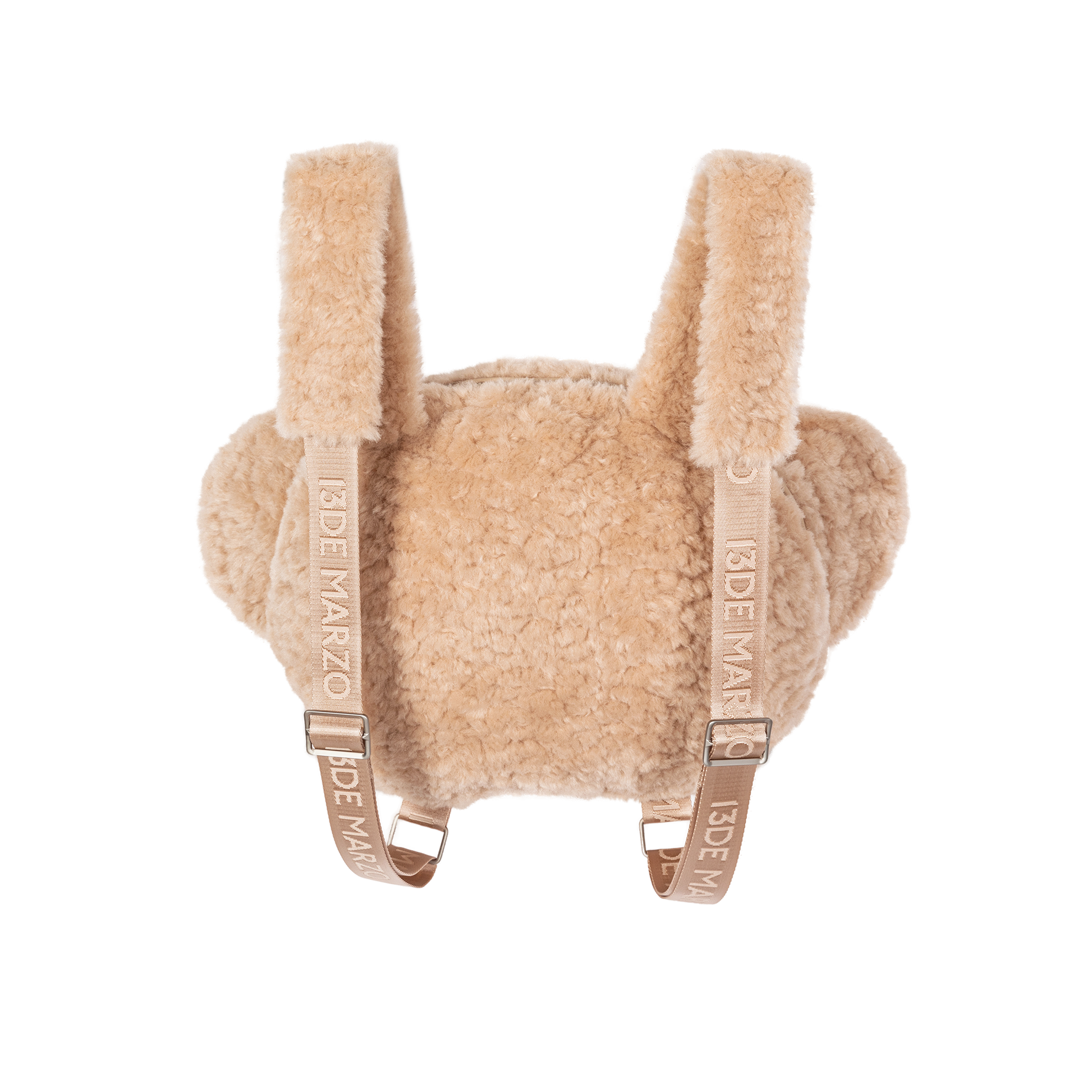 13DE MARZO Doozoo Head Backpack | White Rabbit & Brown Teddy Bear 13DE MARZO Doozoo Head Backpack | White Rabbit & Brown Teddy Bear