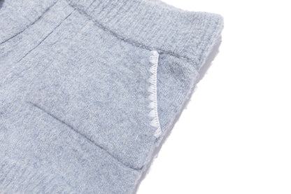 13DE MARZO Nighty Night Bear Knit Lace Shorts