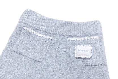 13DE MARZO Nighty Night Bear Knit Lace Shorts