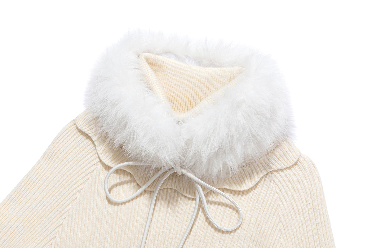 13DE MARZO Marzo Valley Turtleneck Knit Dress