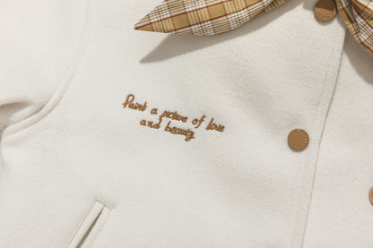 13DE MARZO BabyBear Surfer Sailor Collar Jacket Beige