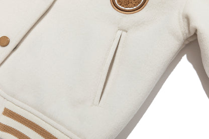 13DE MARZO BabyBear Surfer Sailor Collar Jacket Beige