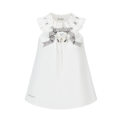 13DE MARZO Smocked Lace Trim Vest - 13DE MARZO