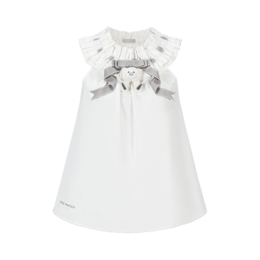 13DE MARZO Smocked Lace Trim Vest - 13DE MARZO