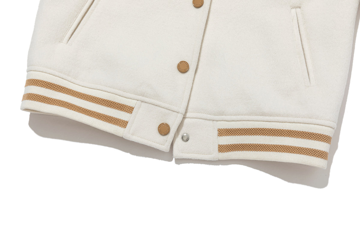 13DE MARZO BabyBear Surfer Sailor Collar Jacket Beige