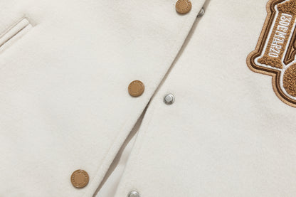 13DE MARZO BabyBear Surfer Sailor Collar Jacket Beige