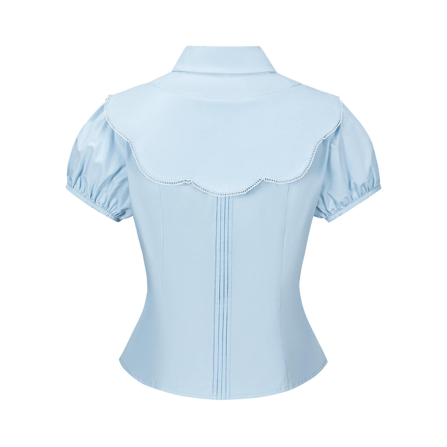 13DE MARZO Patchwork Two-Piece Style Shirt Blue - 13DE MARZO