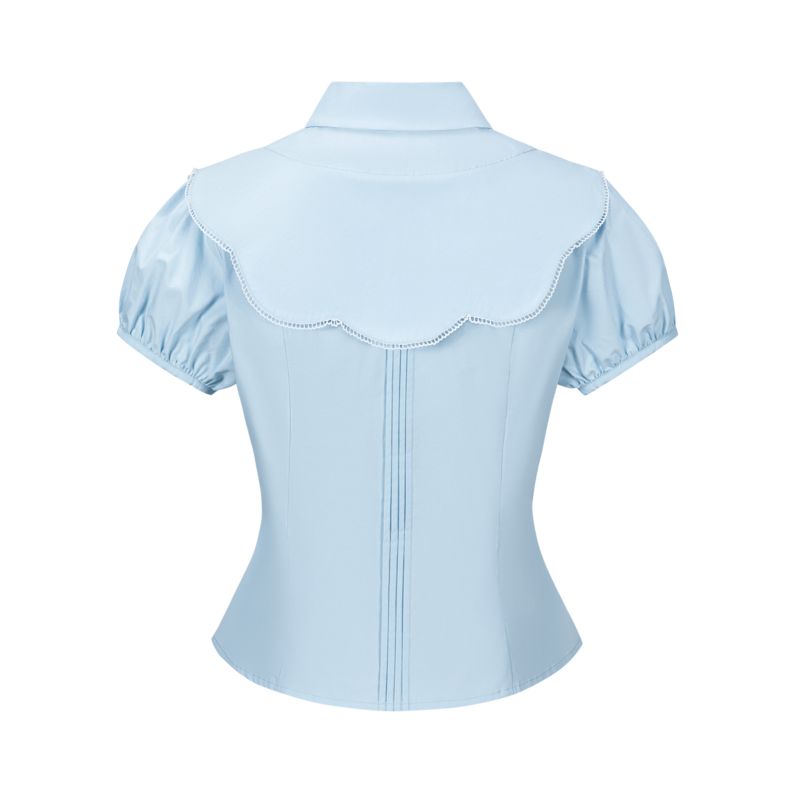 13DE MARZO Patchwork Two-Piece Style Shirt Blue - 13DE MARZO