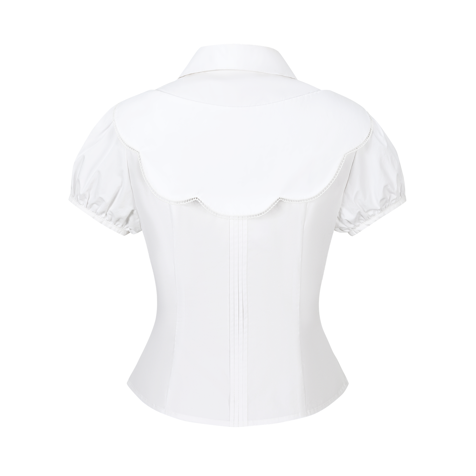 13DE MARZO Patchwork Two-Piece Style Shirt White - 13DE MARZO