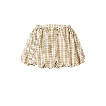 13DE MARZO Flattering A-Line Bloomer Skirt Khaki