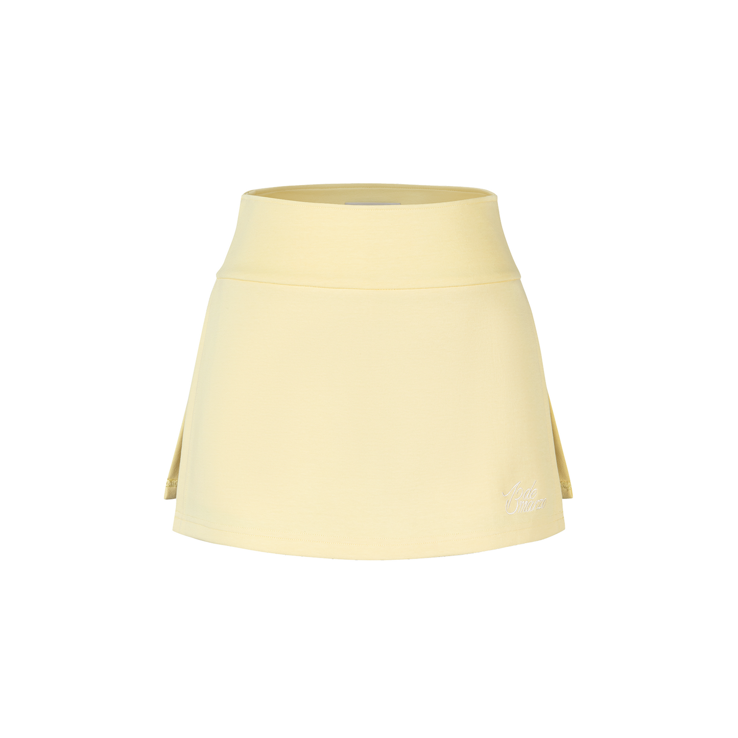 13DE MARZO Golf Split-Hem Sweat Skort Yellow - 13DE MARZO