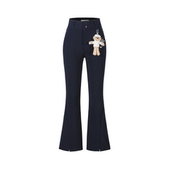 13DE MARZO Golf Bear Trousers Navy Blue
