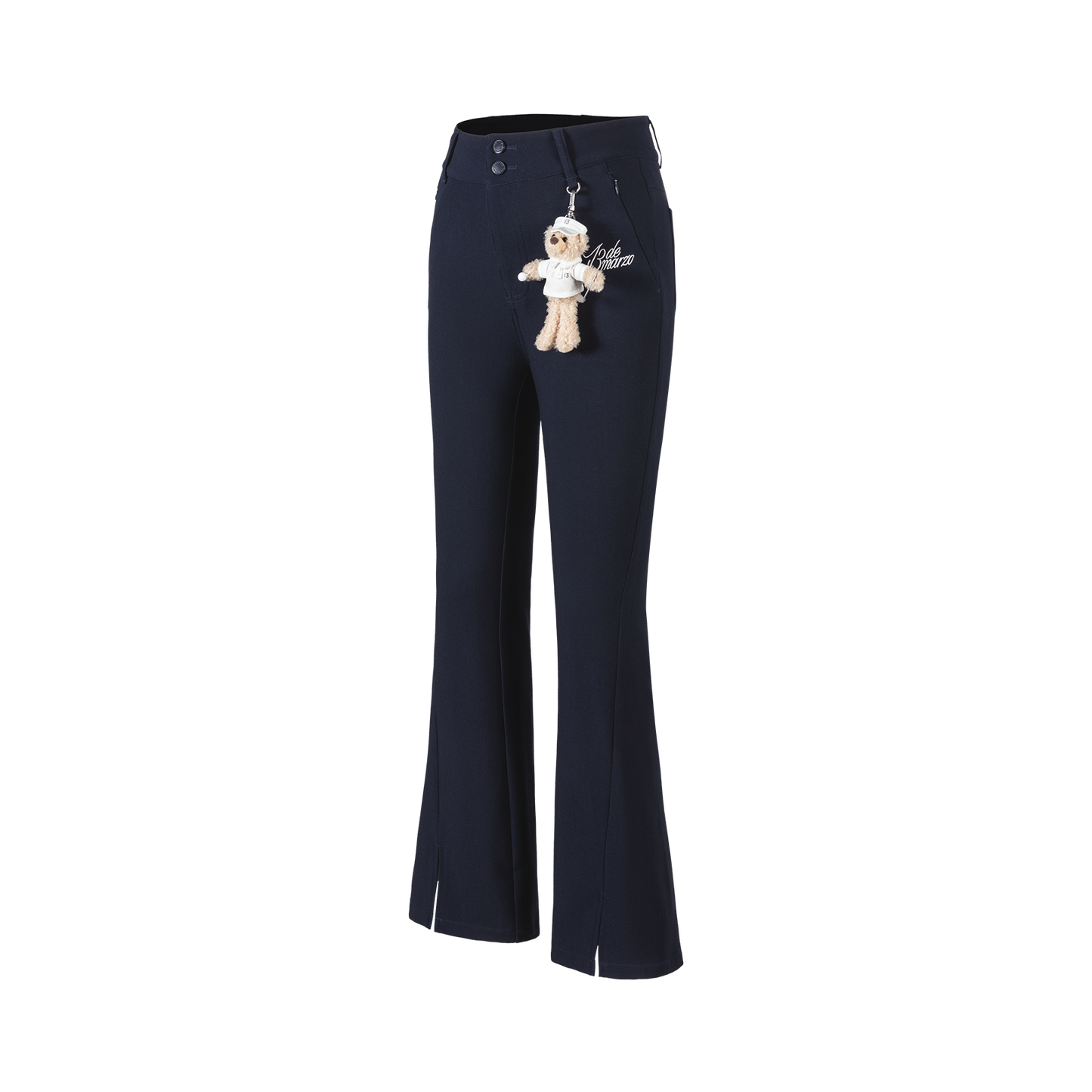 13DE MARZO Golf Bear Trousers Navy Blue - 13DE MARZO