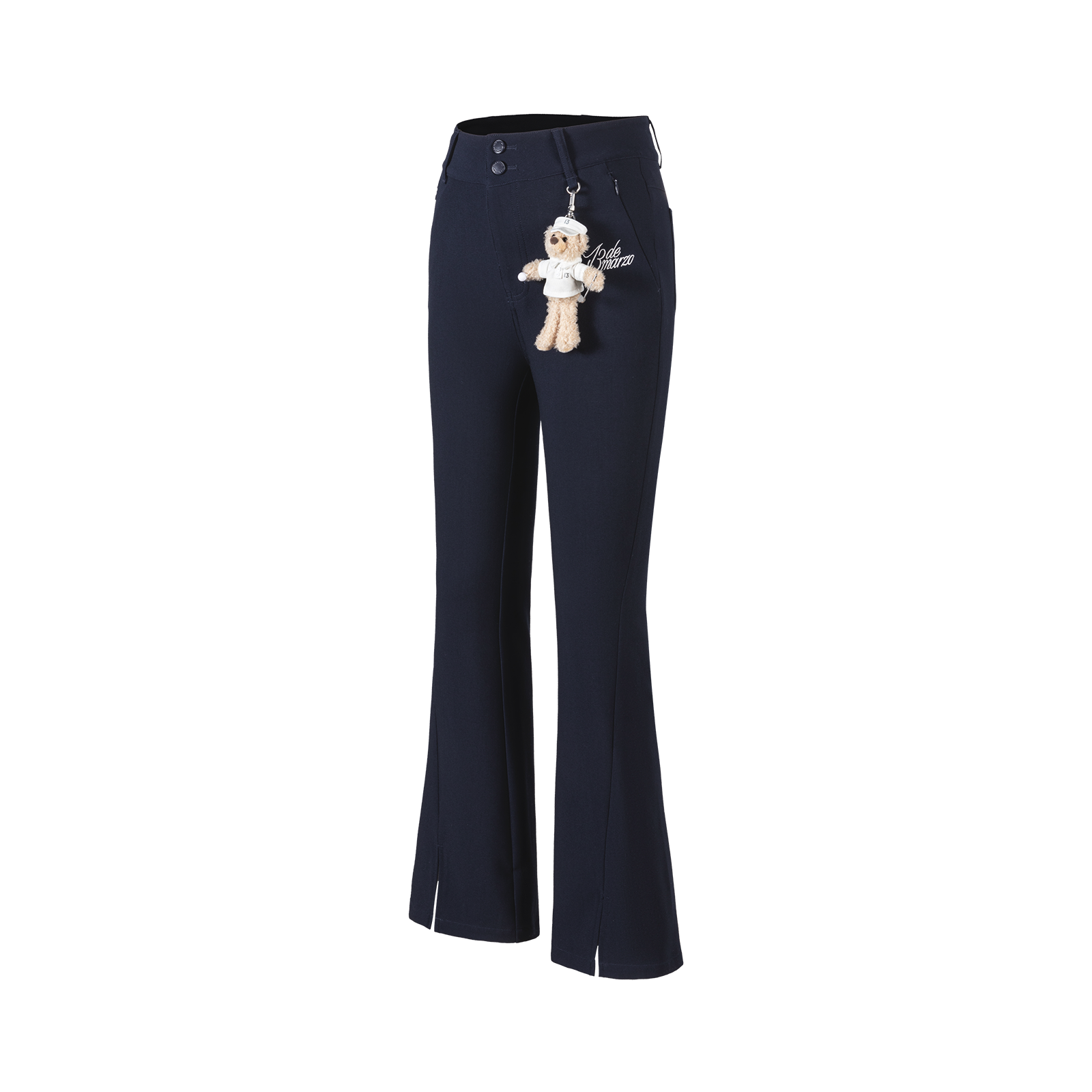 13DE MARZO Golf Bear Trousers Navy Blue - 13DE MARZO
