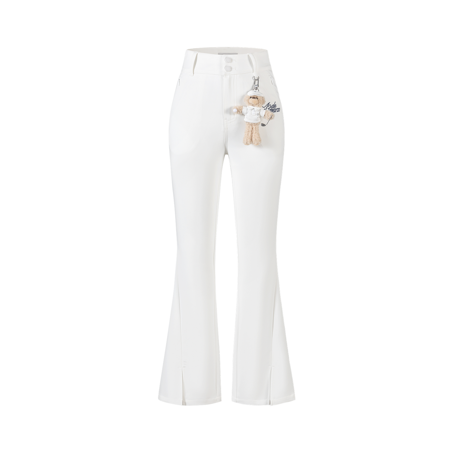 13DE MARZO Golf Bear Trousers White - 13DE MARZO