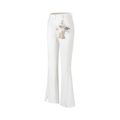 13DE MARZO Golf Bear Trousers White - 13DE MARZO
