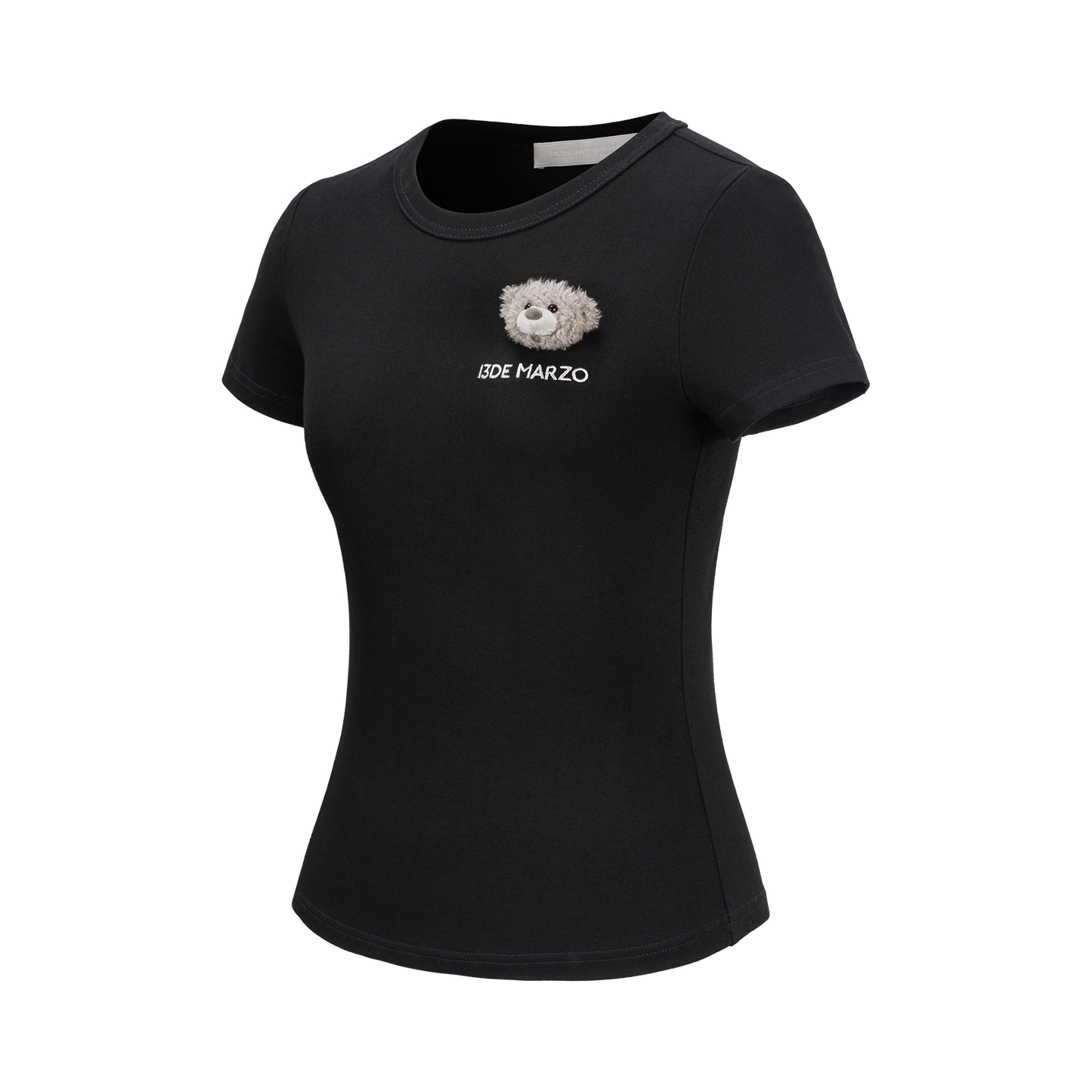 13DE MARZO Bear Base T-shirt Black - 13DE MARZO
