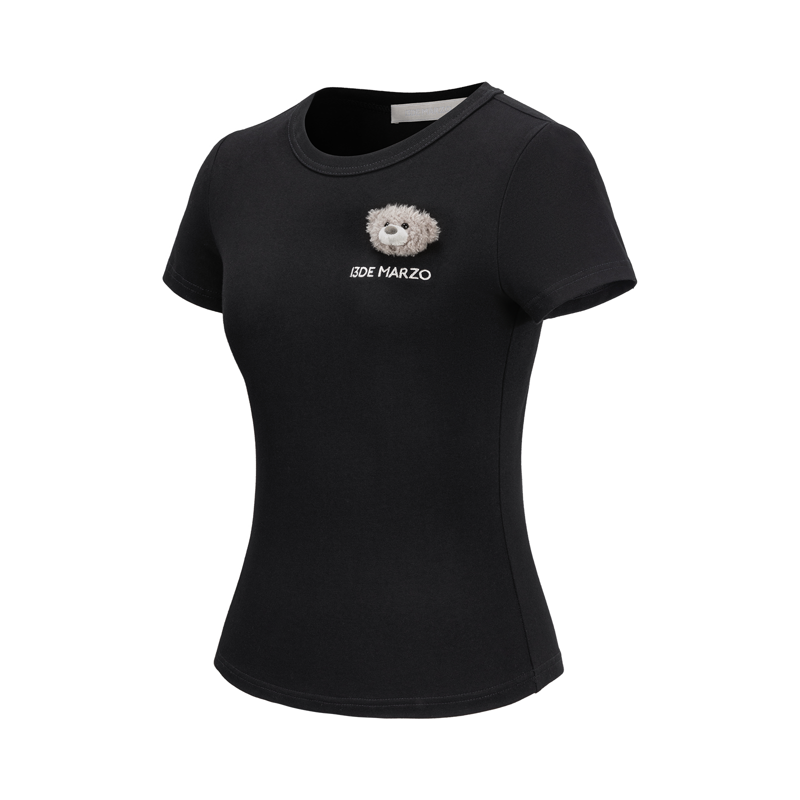 13DE MARZO Bear Base T-shirt Black - 13DE MARZO