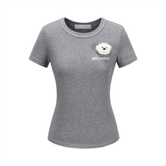 13DE MARZO Bear Base T-shirt Grey