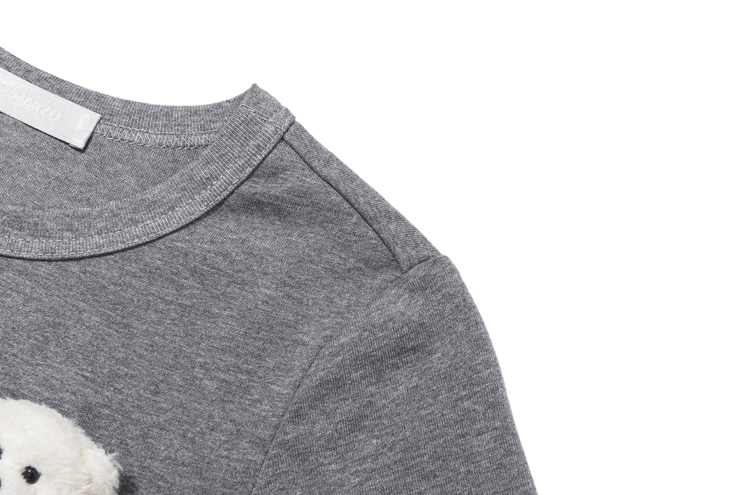13DE MARZO Bear Base T-shirt Grey - 13DE MARZO