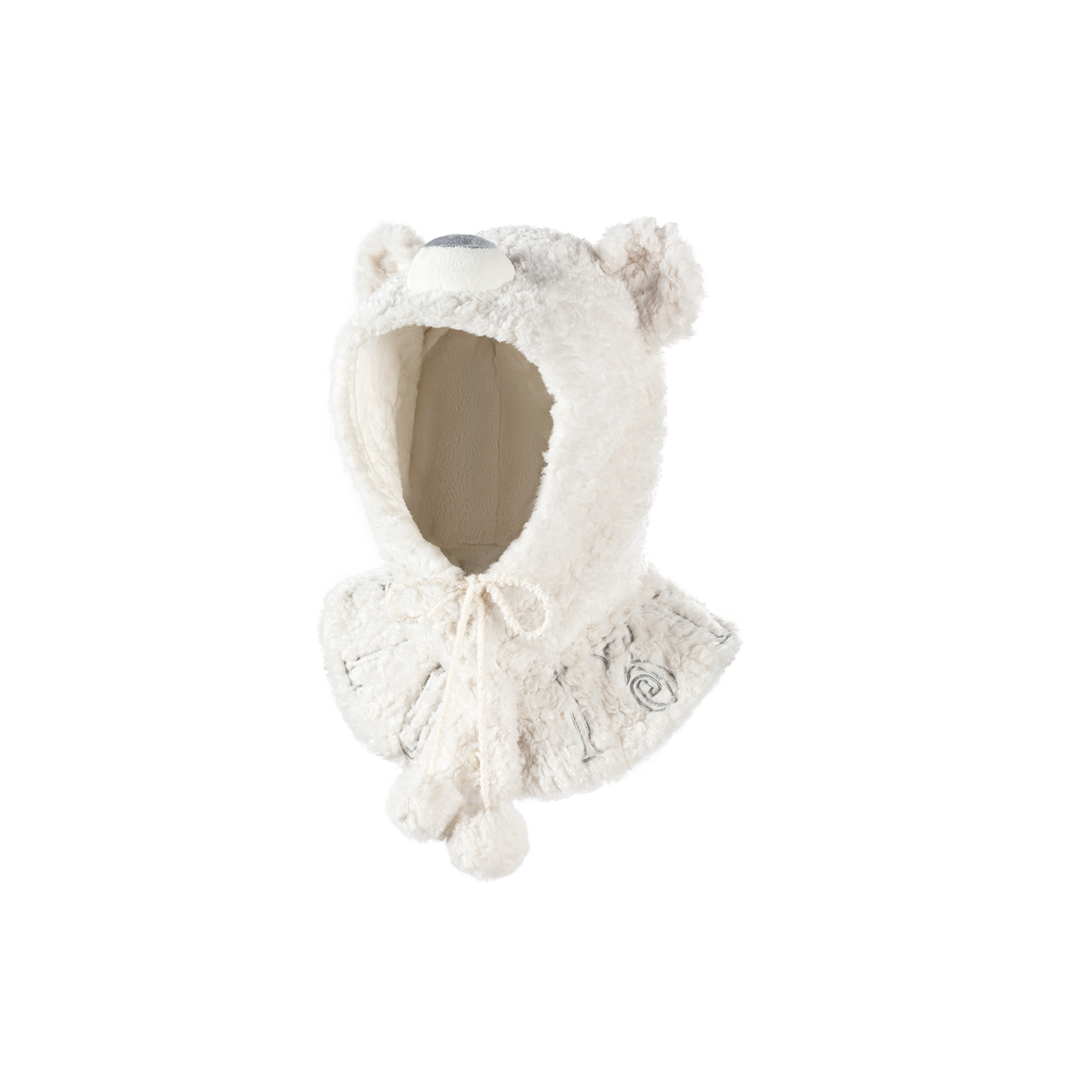 13DE MARZO Doozoo Bear Balaclava White