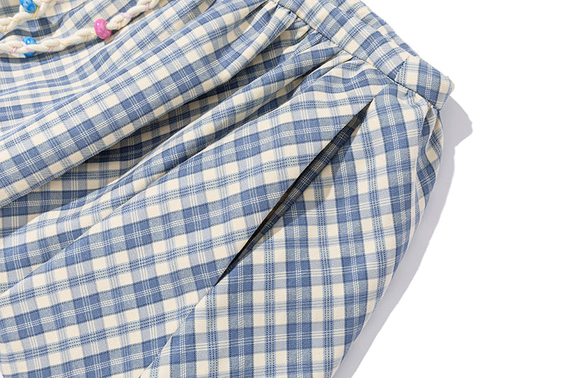 13DE MARZO Flattering A-Line Bloomer Skirt Blue