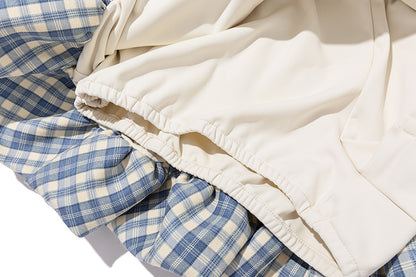 13DE MARZO Flattering A-Line Bloomer Skirt Blue