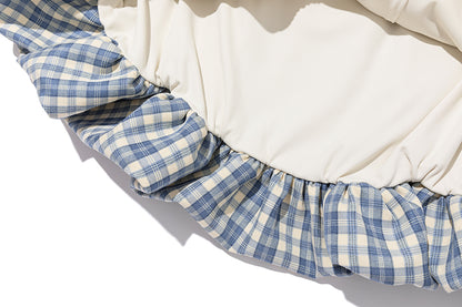 13DE MARZO Flattering A-Line Bloomer Skirt Blue