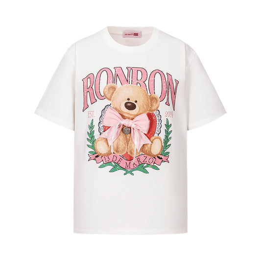 13DE MARZO RONRON Bear Ribbon Tee - 13DE MARZO