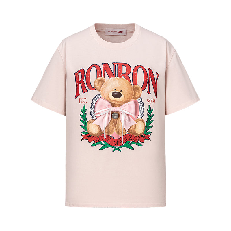 13DE MARZO RONRON Bear Ribbon Tee - 13DE MARZO