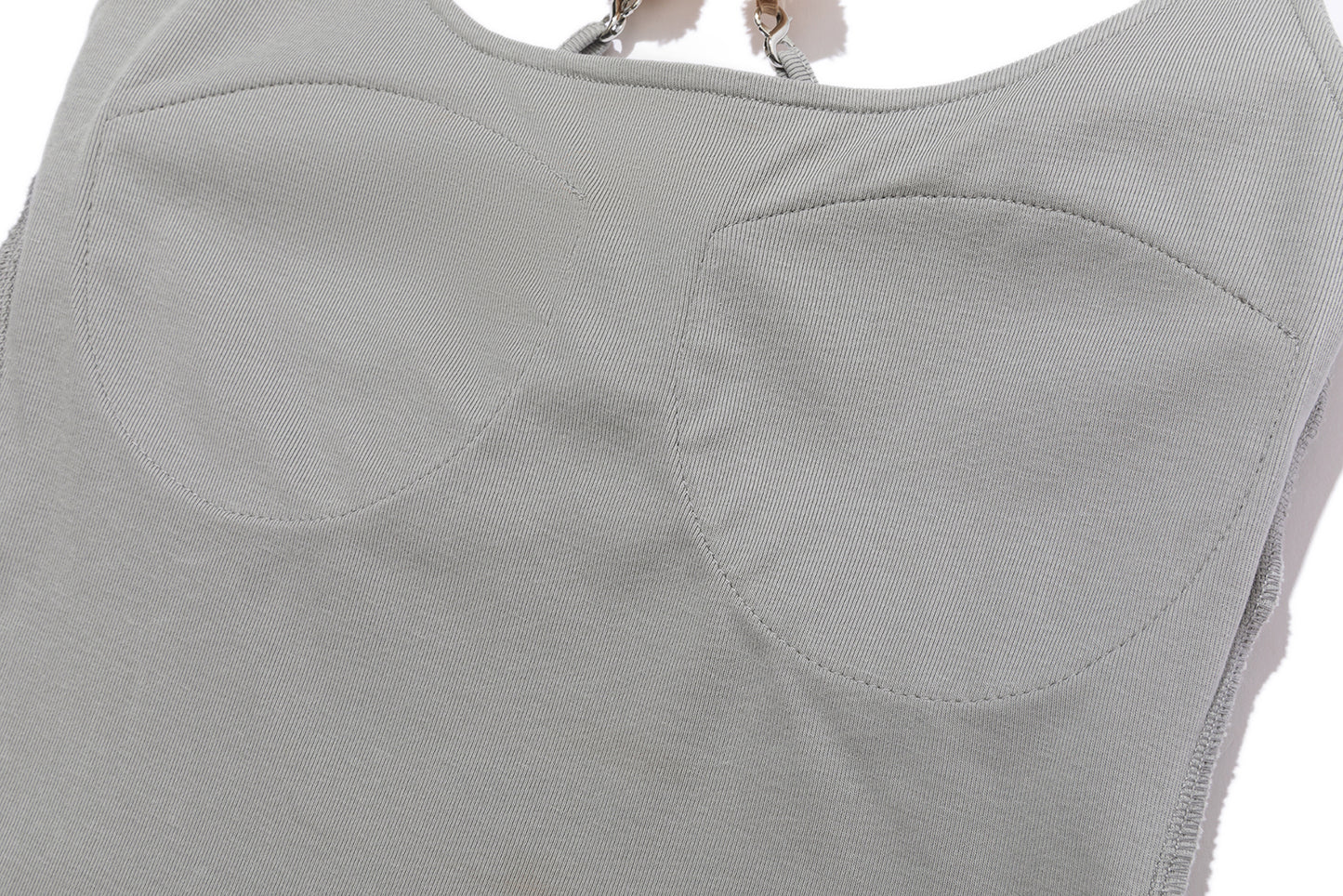 13DE MARZO Back Bear Harness Top Grey - 13DE MARZO