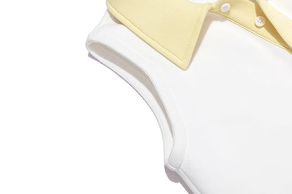 13DE MARZO Golf Bear Dress White - 13DE MARZO