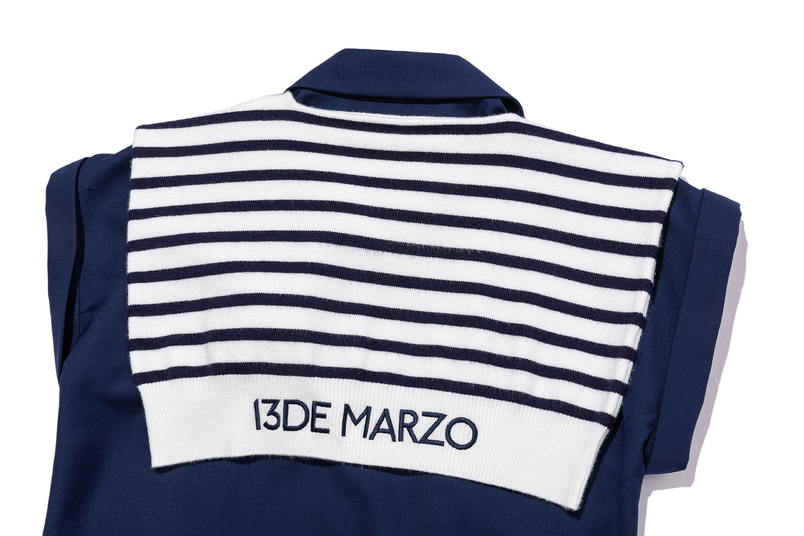 13DE MARZO Golf Shirt Two-Piece Set Navy Blue - 13DE MARZO