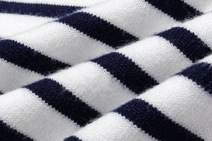 13DE MARZO Golf Shirt Two-Piece Set Navy Blue - 13DE MARZO