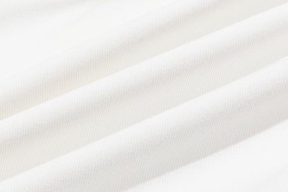 13DE MARZO Off-Shoulder Tiered Dress White